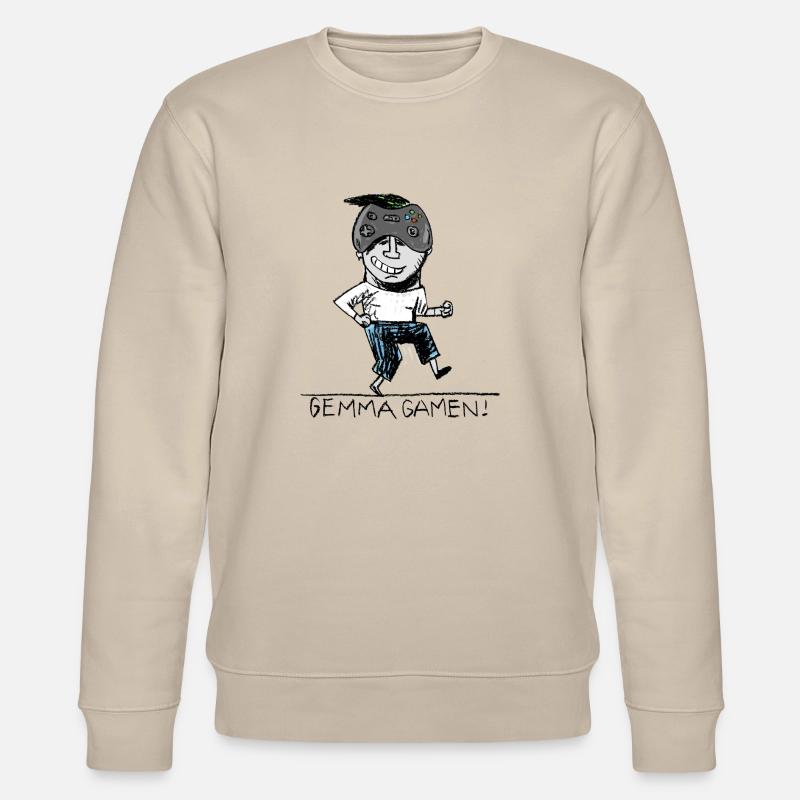 #spreadgaming - Stanley/Stella Unisex Bio-Sweatshirt CHANGER  - Beige