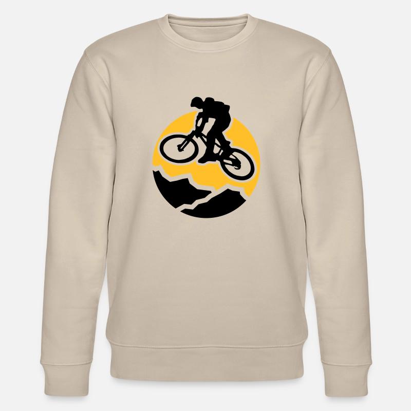 MountainBiker3 - Stanley/Stella Unisex Bio-Sweatshirt CHANGER - Beige