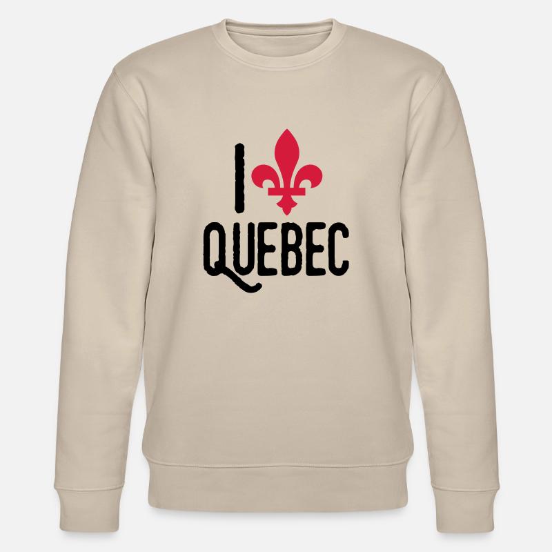 quebec - Stanley/Stella Unisex Bio-Sweatshirt CHANGER  - Beige
