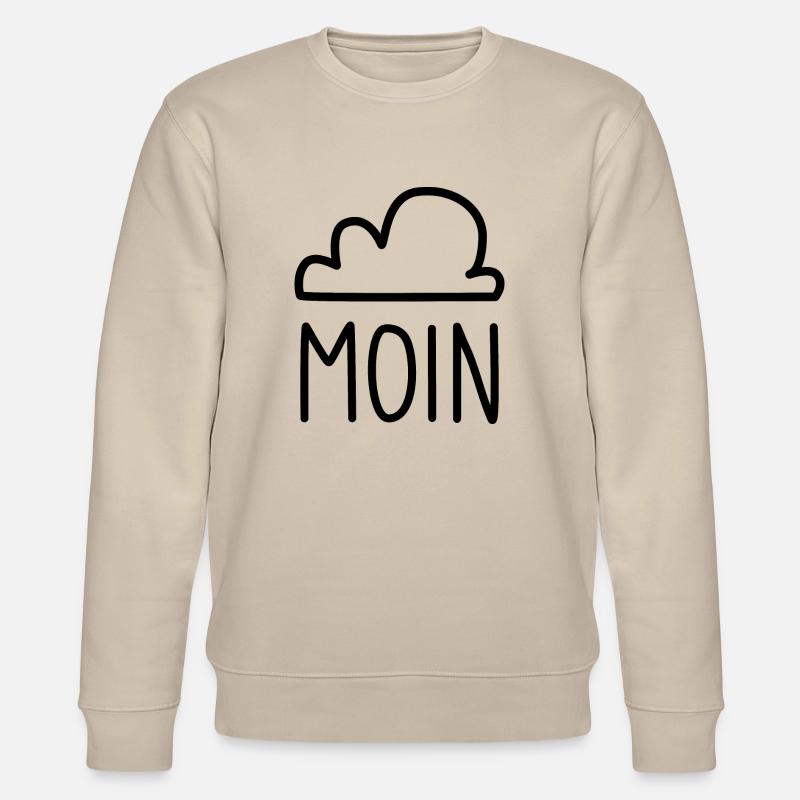Moin mit Wolke - Stanley/Stella Unisex Bio-Sweatshirt CHANGER  - Beige