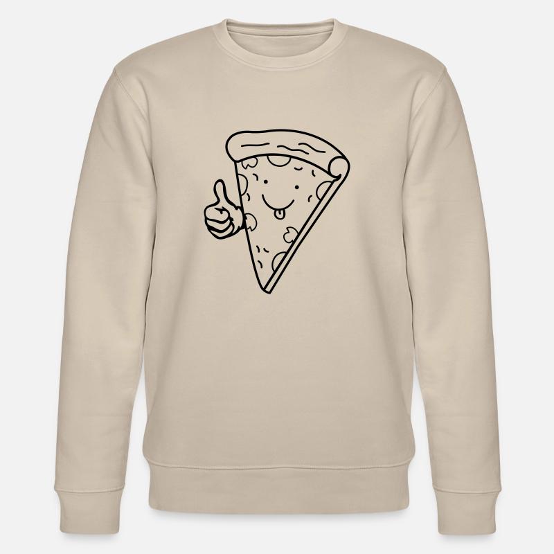 Pizza Bande Dessinée 01 - Sweat bio CHANGER Stanley/Stella Unisexe - beige