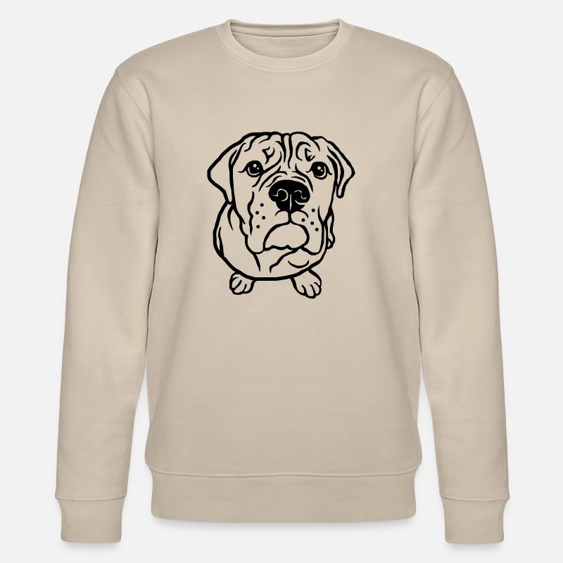 Mendicité du bouledogue - Sweat bio CHANGER Stanley/Stella Unisexe - beige