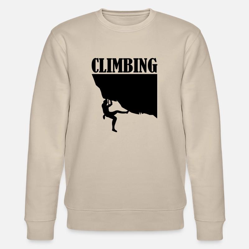 climbing - Stanley/Stella Unisex Bio-Sweatshirt CHANGER  - Beige