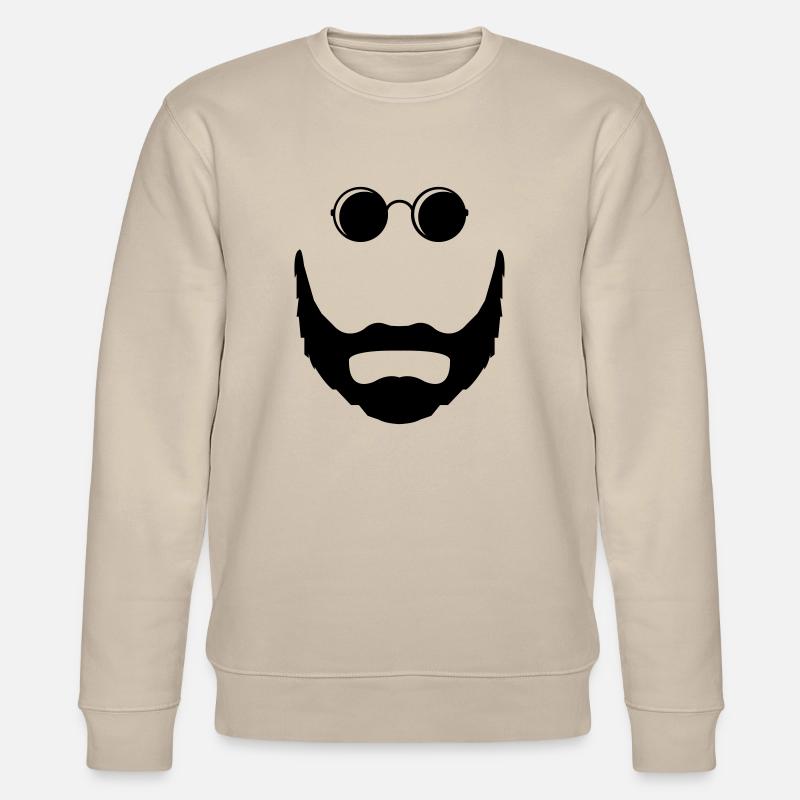 bart sonnenbrille - Stanley/Stella Unisex Bio-Sweatshirt CHANGER  - Beige