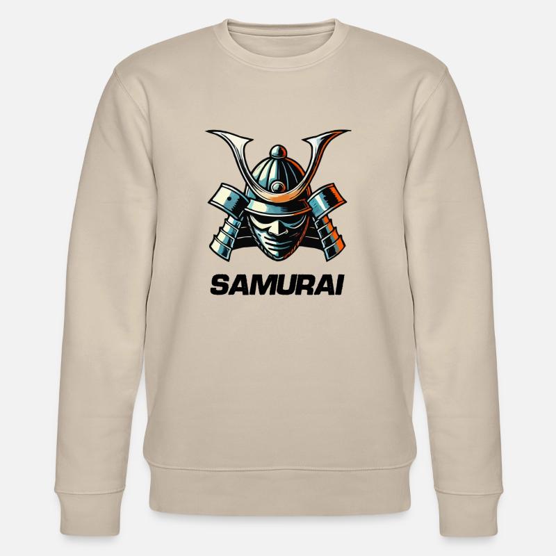 Samurai Maske - Stanley/Stella Unisex Bio-Sweatshirt CHANGER  - Beige