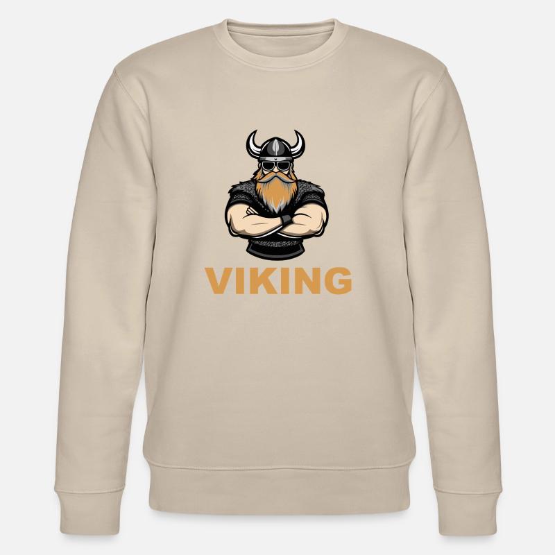 wikinger warrior 1 - Stanley/Stella Unisex Bio-Sweatshirt CHANGER  - Beige