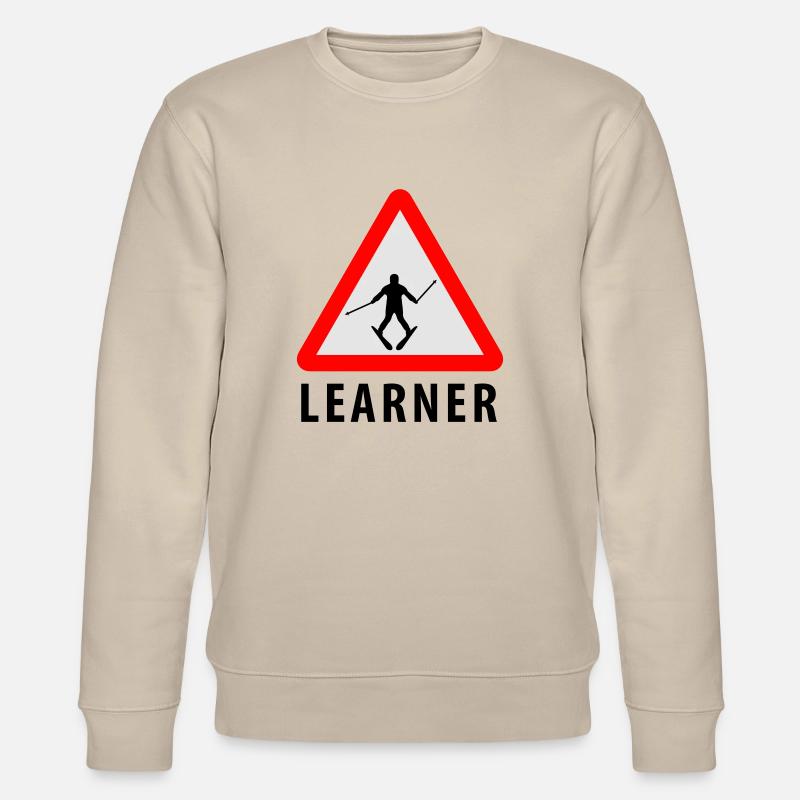Ski Learner - Stanley/Stella Unisex Bio-Sweatshirt CHANGER  - Beige