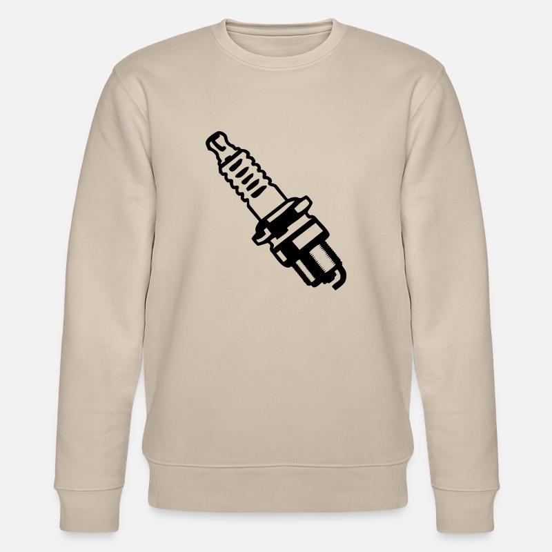 Spark plug - Stanley/Stella CHANGER Unisex Organic Sweatshirt - beige