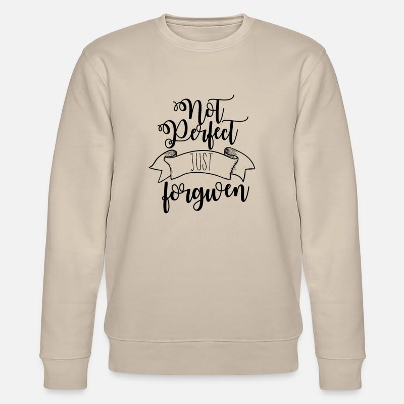 Pas parfait, pardonné - Sweat bio CHANGER Stanley/Stella Unisexe - beige