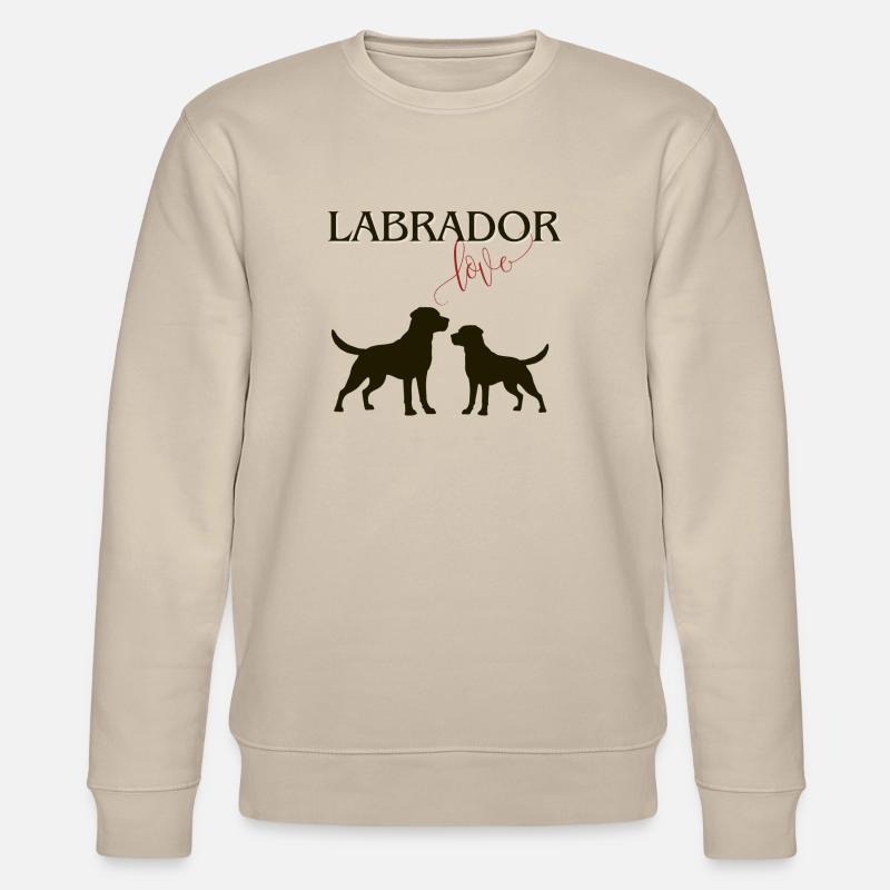 Labrador Love. - Stanley/Stella Unisex Bio-Sweatshirt CHANGER  - Beige