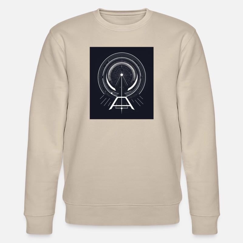 Abstract Geometric GraphicsAbstract Graph - Stanley/Stella CHANGER Unisex Organic Sweatshirt - beige