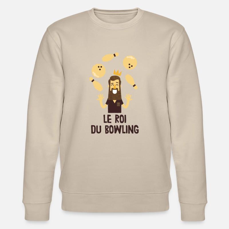 Le roi du bowling - Sweat bio CHANGER Stanley/Stella Unisexe - beige