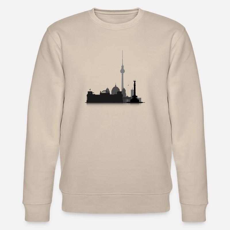 Cityscape Berlin - Stanley/Stella Unisex Bio-Sweatshirt CHANGER  - Beige
