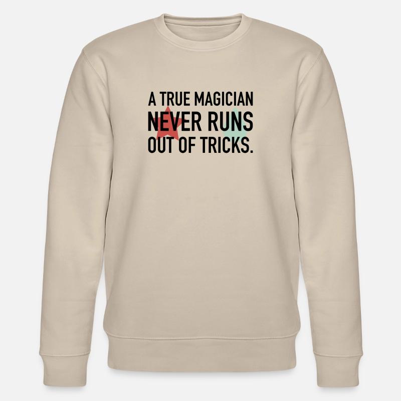 Magic Trick Hisoka - Stanley/Stella Unisex Bio-Sweatshirt CHANGER  - Beige
