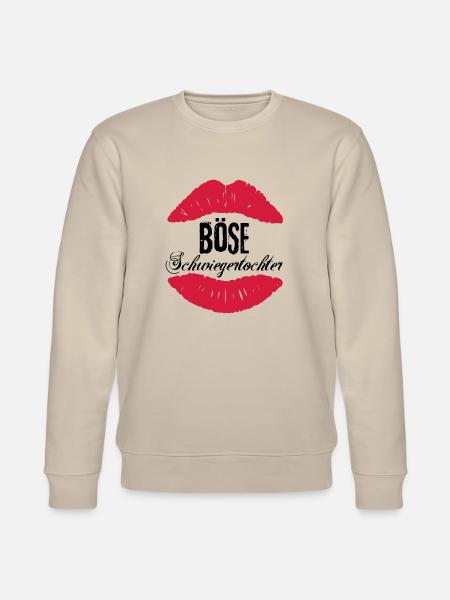 Böse Schwiegertochter - Stanley/Stella Unisex Bio-Sweatshirt CHANGER  - Beige