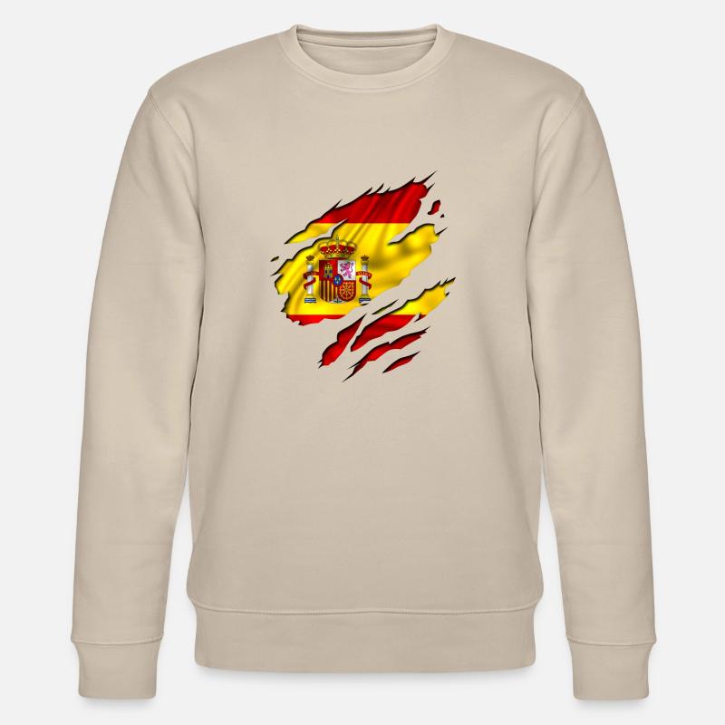 drapeau espagne españa - Sweat bio CHANGER Stanley/Stella Unisexe - beige