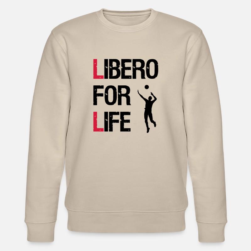 Libero for Life - Stanley/Stella Unisex Bio-Sweatshirt CHANGER  - Beige