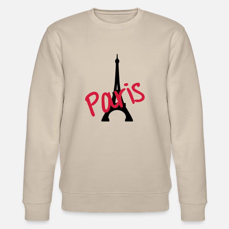 Tour Eiffel Paris - Sweat bio CHANGER Stanley/Stella Unisexe - beige