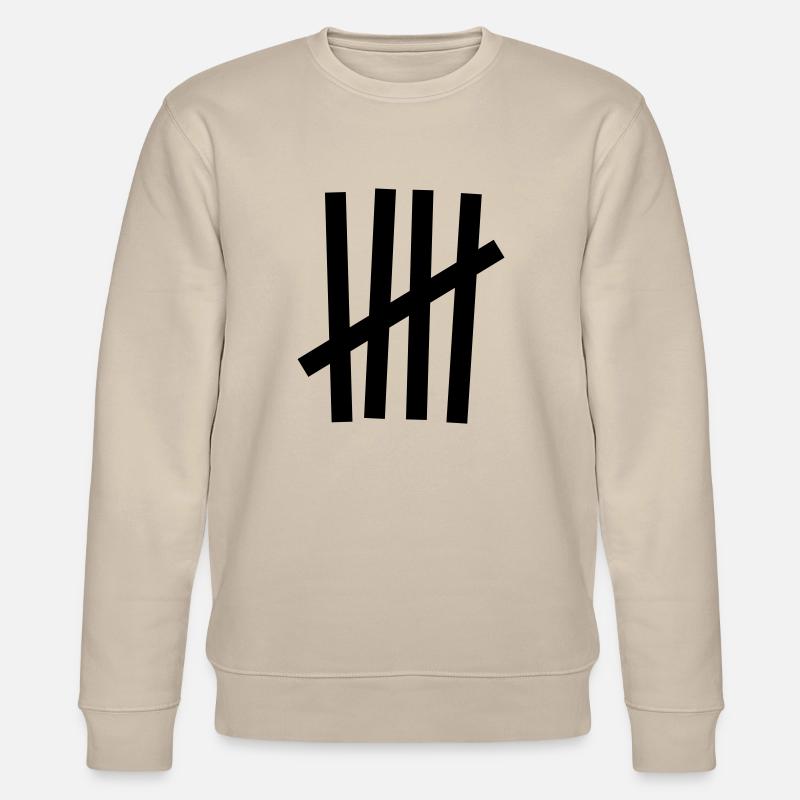 Tally 5 coups - Sweat bio CHANGER Stanley/Stella Unisexe - beige