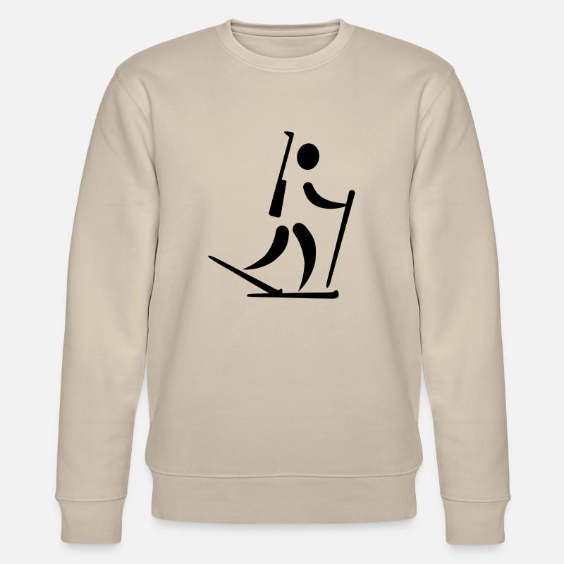Biathlon - Sweat bio CHANGER Stanley/Stella Unisexe - beige