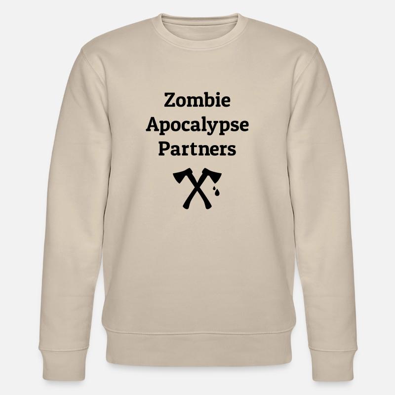 zombie apocalypse partners - Sweat bio CHANGER Stanley/Stella Unisexe - beige