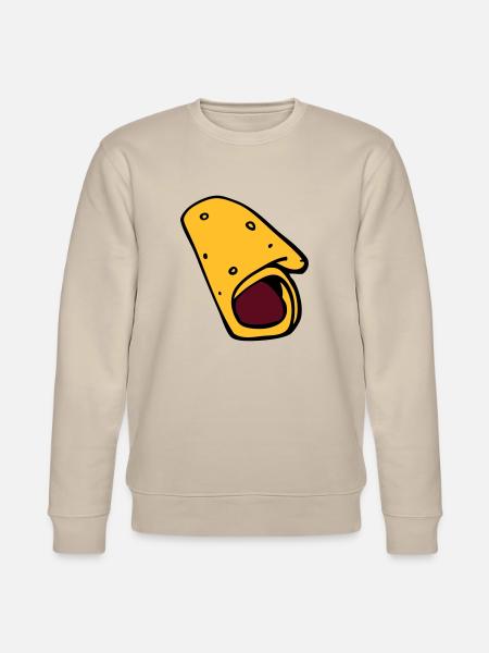 burrito pancake pancake sausage - Stanley/Stella CHANGER Unisex Organic Sweatshirt - beige
