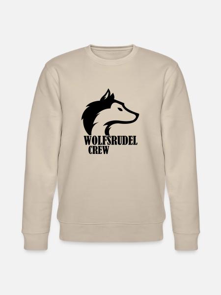 wolfsrudel_crew_01 - Stanley/Stella Unisex Bio-Sweatshirt CHANGER - Beige