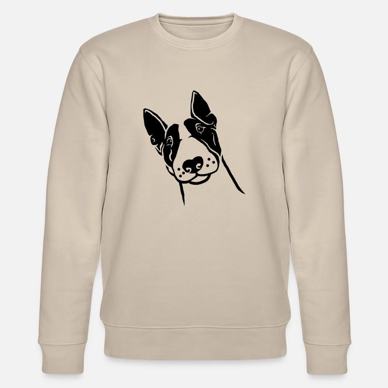 Miniature Bull Terrier - Sweat bio CHANGER Stanley/Stella Unisexe - beige