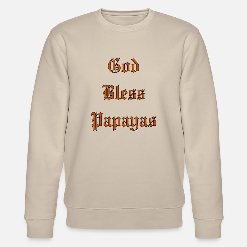 GodBlessPapayas - Stanley/Stella Unisex Bio-Sweatshirt CHANGER  - Beige