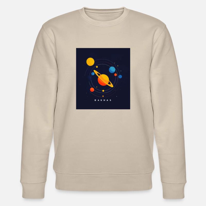 Bauhas Planetary System - Stanley/Stella CHANGER Unisex Organic Sweatshirt - beige