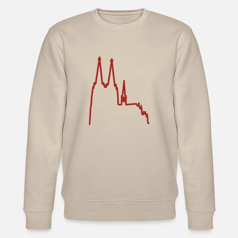 Kölner Dom - Stanley/Stella Unisex Bio-Sweatshirt CHANGER  - Beige