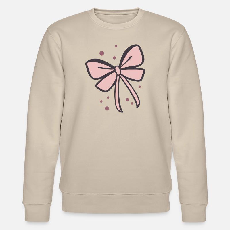Schleife Geschenkschleife - Stanley/Stella Unisex Bio-Sweatshirt CHANGER  - Beige