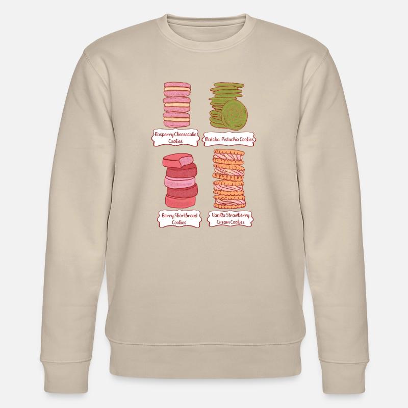 Pastellcookies Stack-Design - Stanley/Stella Unisex Bio-Sweatshirt CHANGER  - Beige