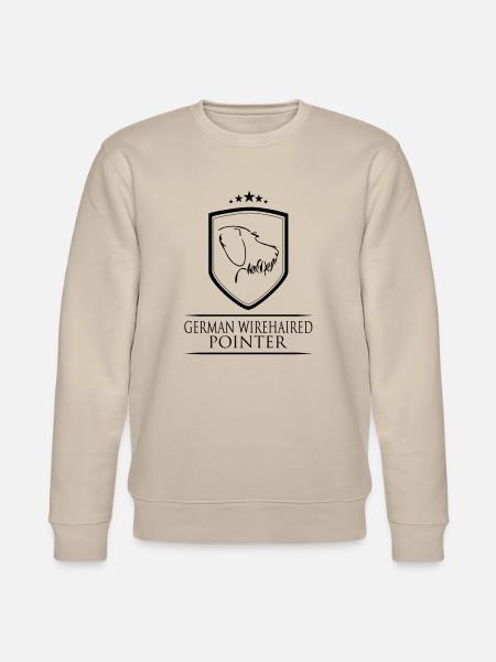 GERMAN WIREHAIRED POINTER WAPPEN - Stanley/Stella Unisex Bio-Sweatshirt CHANGER - Beige