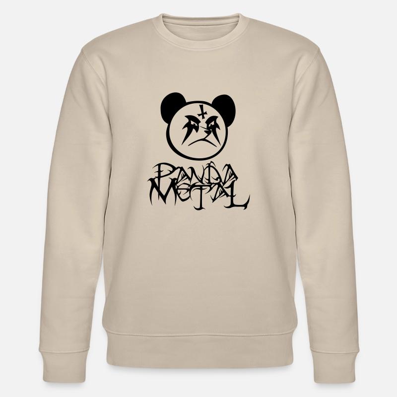 Panda Metal - Stanley/Stella Unisex Bio-Sweatshirt CHANGER  - Beige