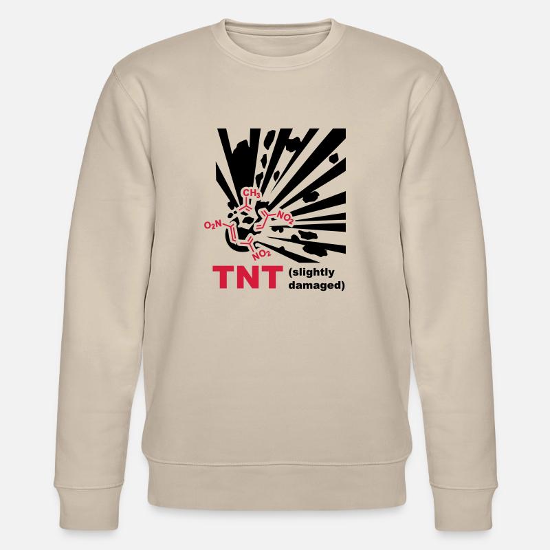 TNT - Explosion - Stanley/Stella Unisex Bio-Sweatshirt CHANGER  - Beige