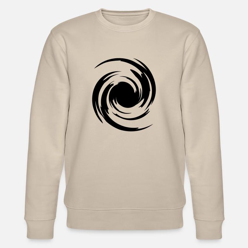 big_swirl - Stanley/Stella Unisex Bio-Sweatshirt CHANGER  - Beige