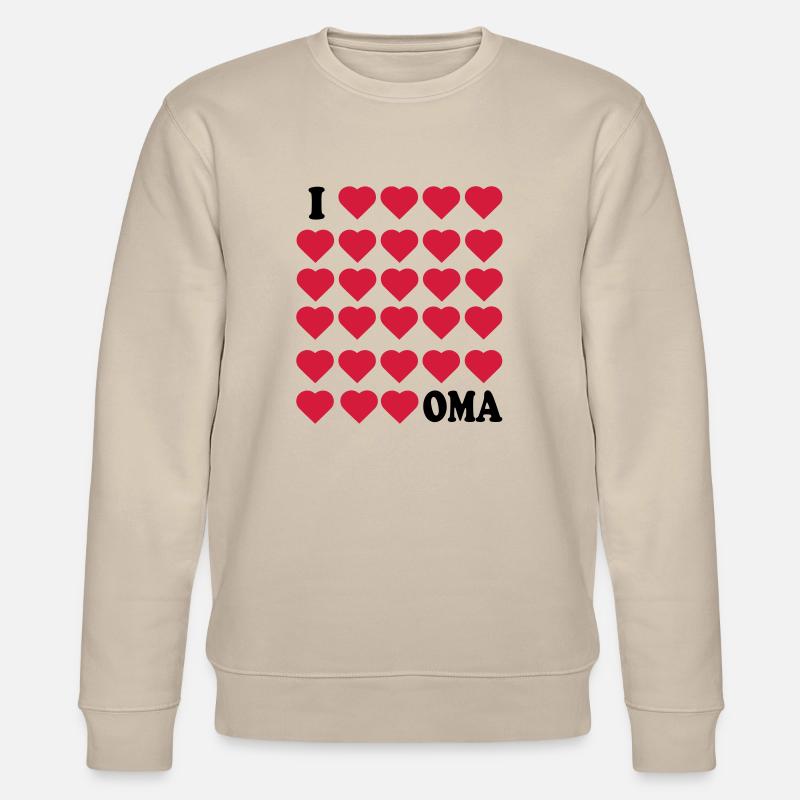 J’aime grand-mère - Sweat bio CHANGER Stanley/Stella Unisexe - beige