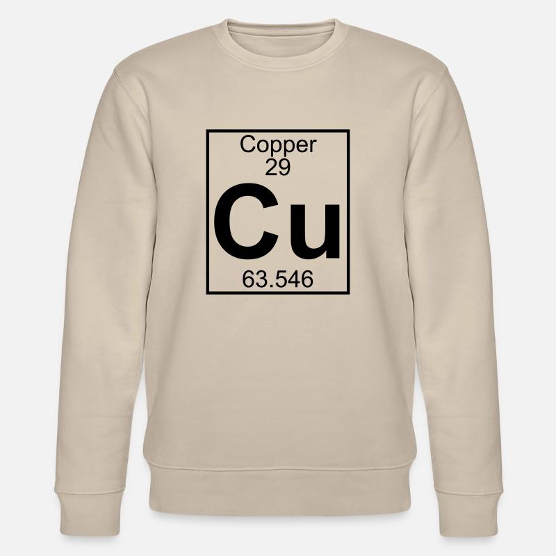 Element 29 - Cu (copper) - Full - Sweat bio CHANGER Stanley/Stella Unisexe - beige