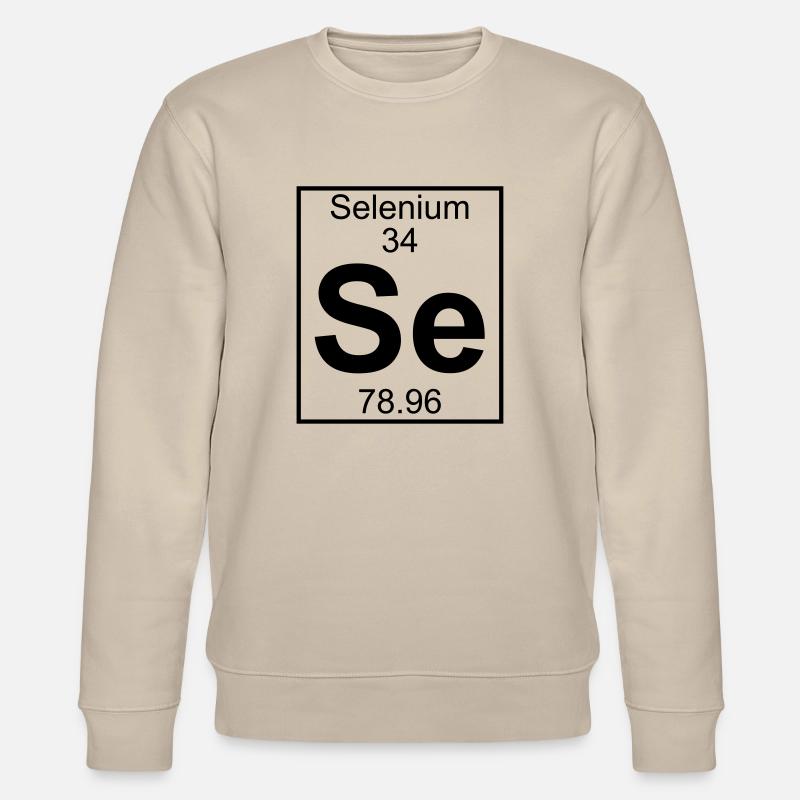 Selenium (Se) (element 34) - Stanley/Stella CHANGER Unisex Organic Sweatshirt - beige