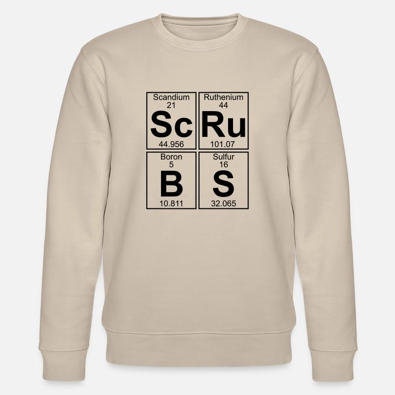 Sc-Ru-B-S (scrubs) - Full - Stanley/Stella Unisex Bio-Sweatshirt CHANGER  - Beige