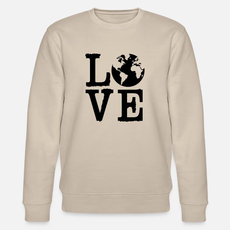 La terre d'amour - Sweat bio CHANGER Stanley/Stella Unisexe - beige