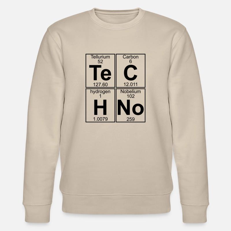 Te-C-H-No (techno) - Stanley/Stella Unisex Bio-Sweatshirt CHANGER  - Beige