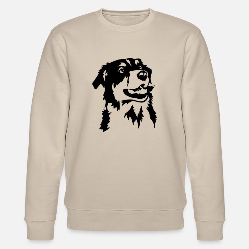 Australian shepherd - Stanley/Stella Unisex Bio-Sweatshirt CHANGER  - Beige