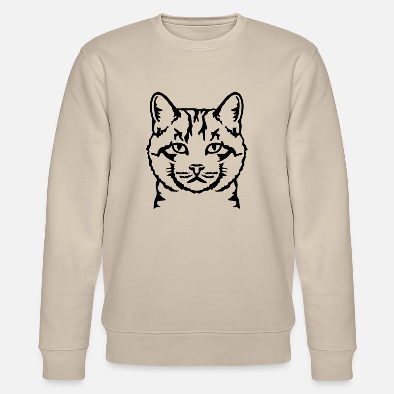 Chat - Sweat bio CHANGER Stanley/Stella Unisexe - beige