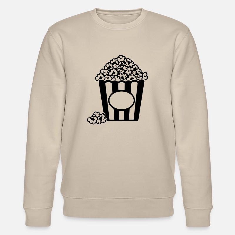 Popcorn - Stanley/Stella Unisex Bio-Sweatshirt CHANGER  - Beige