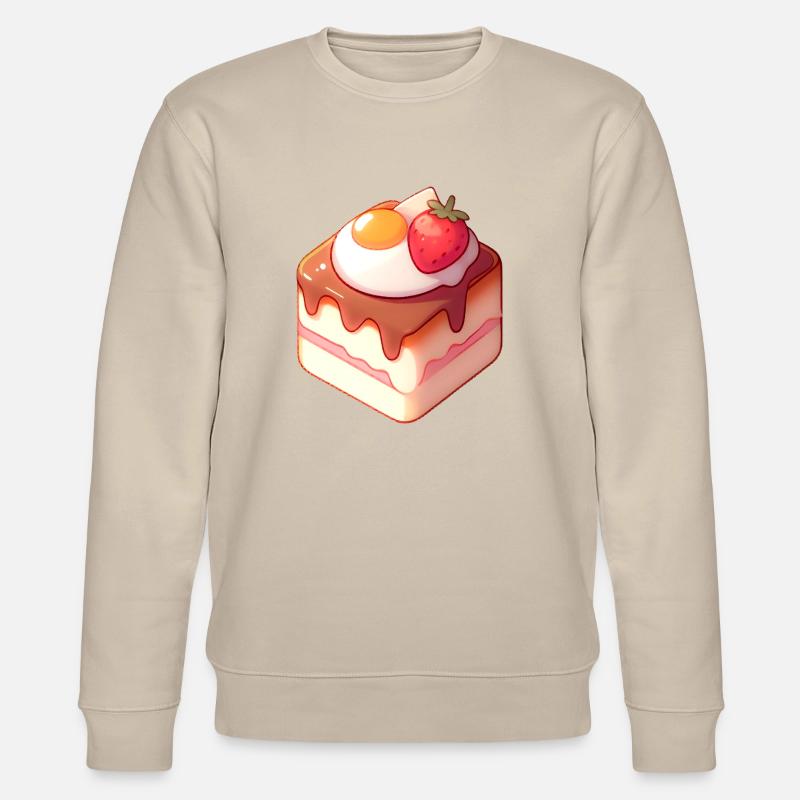 Schokoladenkuchen - Stanley/Stella Unisex Bio-Sweatshirt CHANGER  - Beige