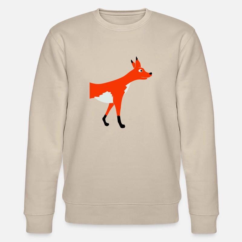 Demi-renard devant Demi devant Cool - Sweat bio CHANGER Stanley/Stella Unisexe - beige