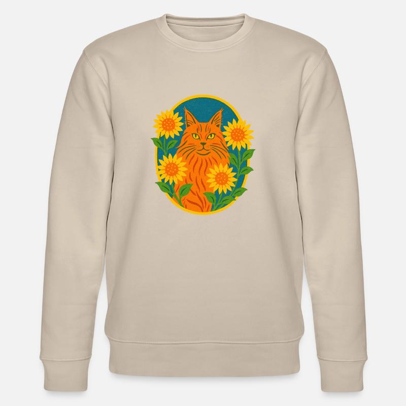 Chat Chat Roux - Sweat bio CHANGER Stanley/Stella Unisexe - beige