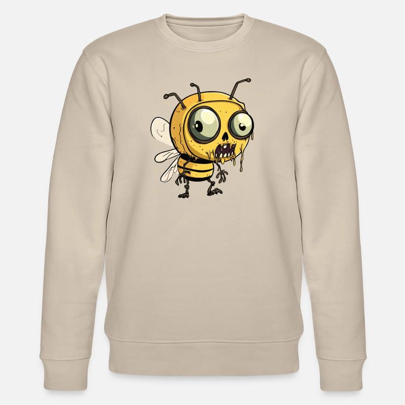 Biene Halloween Comic Lustig - Stanley/Stella Unisex Bio-Sweatshirt CHANGER  - Beige